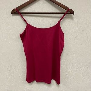 Brand New Red White House Black Market Cami with Built In Bra - Size small